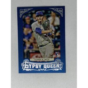 2014 Topps Gypsy Queen Framed Blue #59 Wilmer Flores /499 (056)